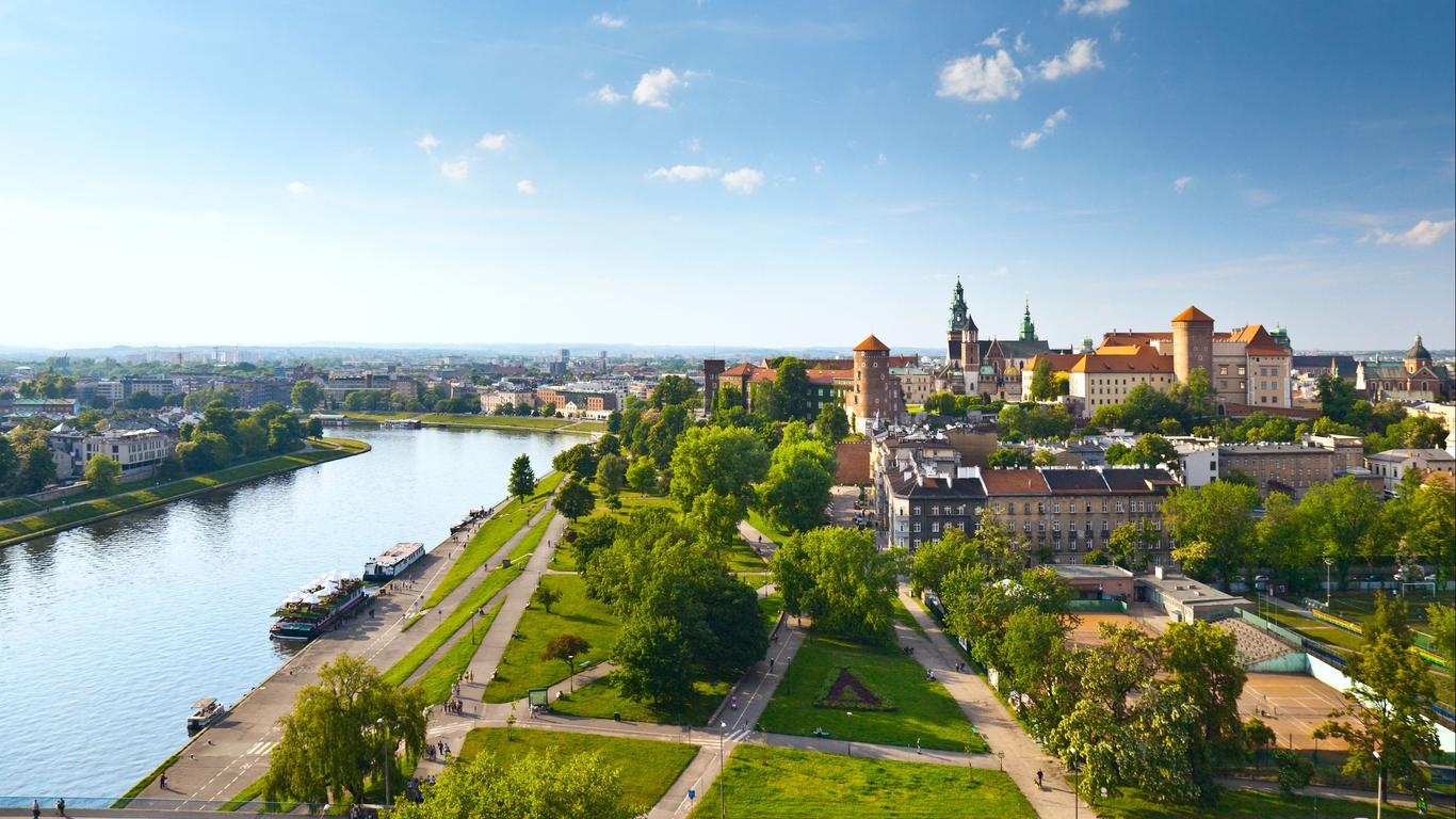 Look for other cheap flights to Krakow